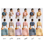 تیشرت کراپ راه‌ راه دخترانه | سبک، خنک و مینیمال 🤍 - Image 4